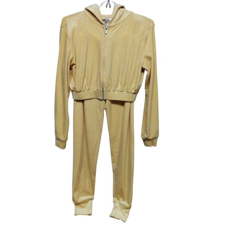 PANTALON PLUSH PIEL DURAZNO AMARILLO DIVIDED H&M TXS MANCHITA