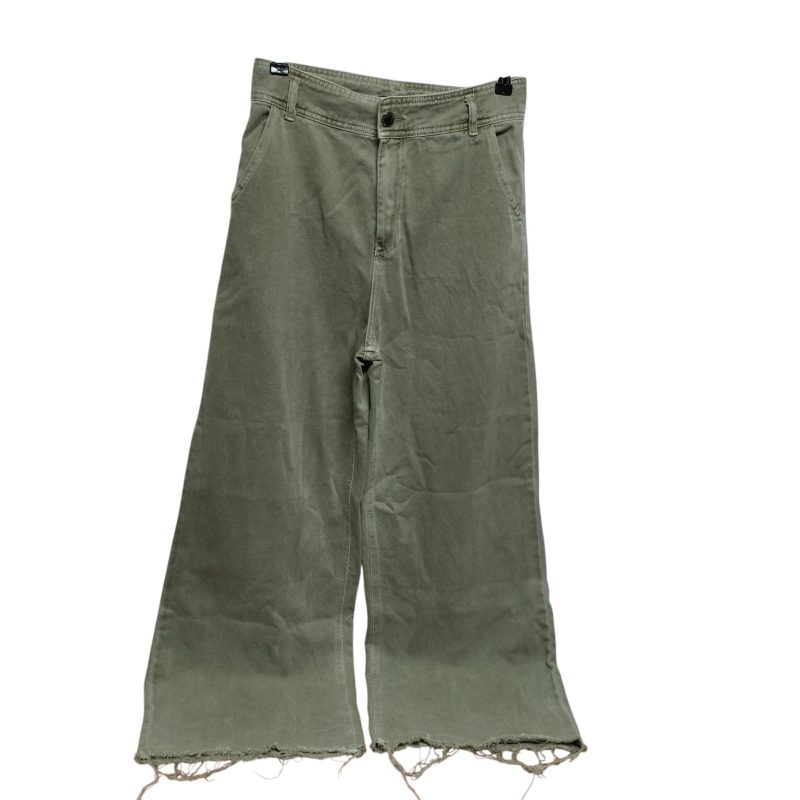 JEAN ANCHO VERDE SECO FLECOS MARFINNO T40