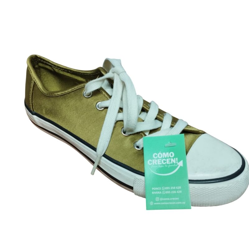 CHAMPIONES VERDE SATINADO ZARA T37 GOMA MARCADA - Imagen 2
