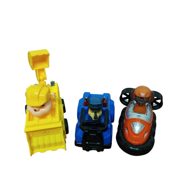 PERRITOS PAW PATROL EN VEHICULOS X 3 REPLICA
