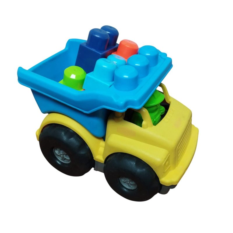 CAMION VOLCADORA CON 7 BLOQUES PARA ENCASTRAR - Imagen 2