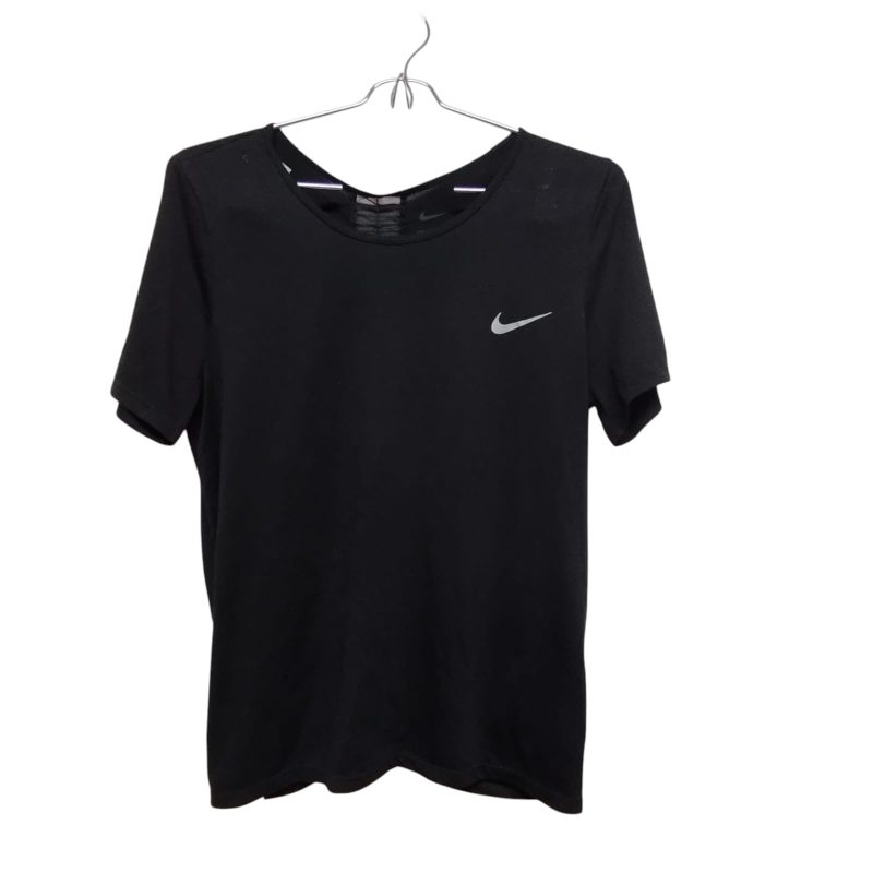 REMERA DEPORTIVA  ALG NEGRO PIPA GRIS NIKE T M