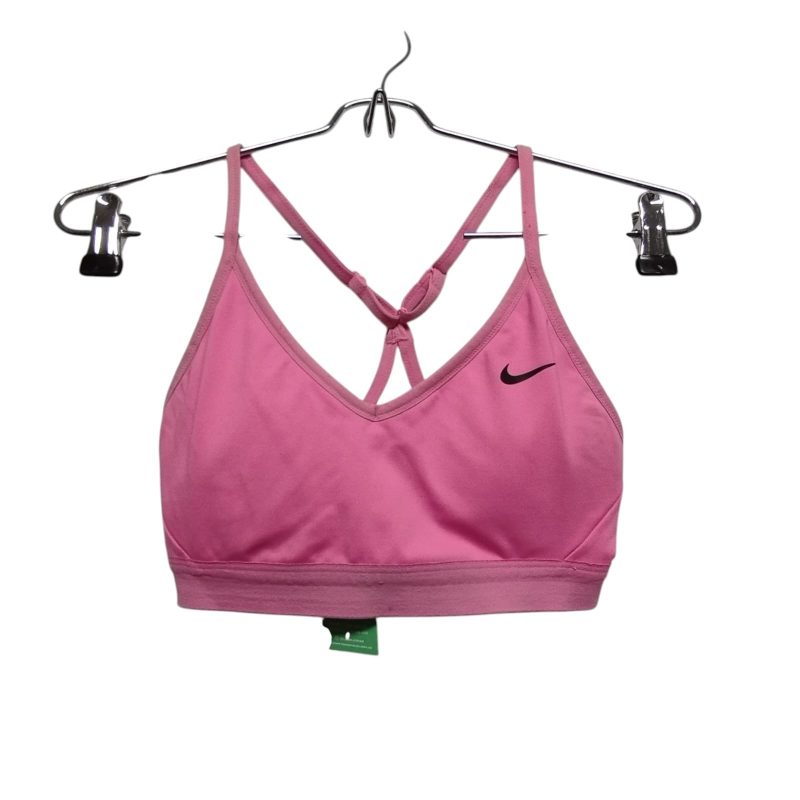 TOP DEPORTIVO LYCRA FUCSIA PIPA NEGRA NIKE T S CON RELLENO MCH