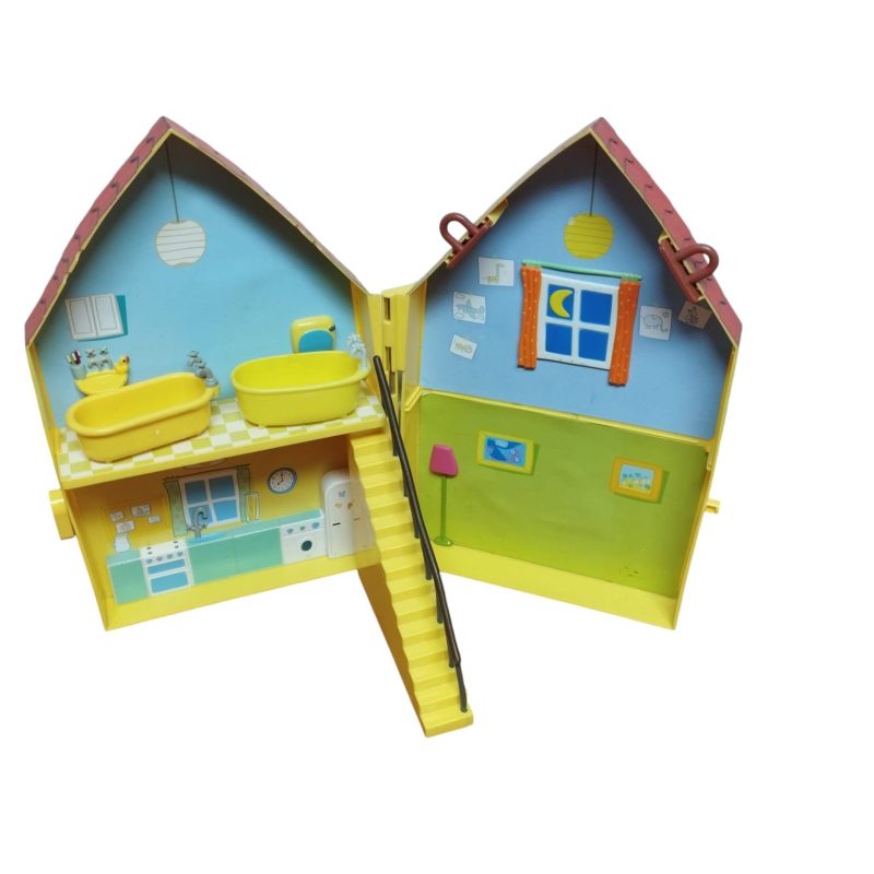 CASITA PEPPA PIG CON ESCALERA Y BAÑERA DET RASP MANCH - Imagen 2