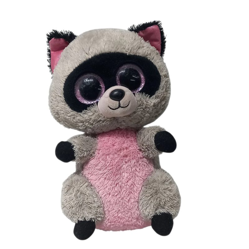 MAPACHE PELUCHE OJOS GRANDES TY MEDIANO