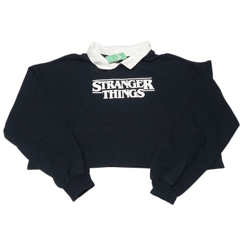BUZO ALG NEGRO CUELLO BCO STRANGER THINGS H&M T12/14