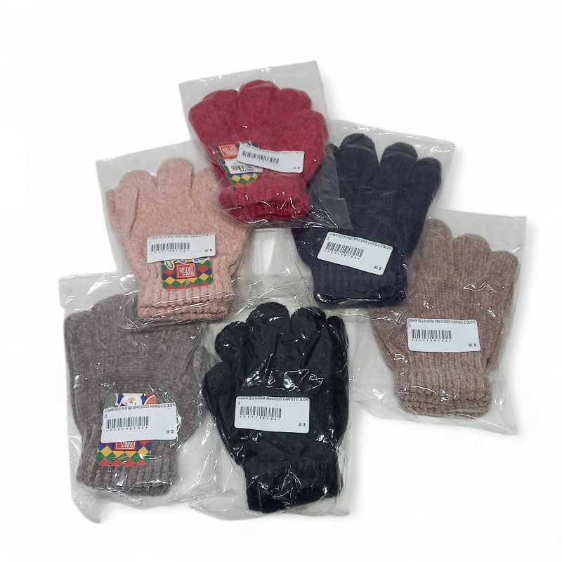 GUANTES NIÑOS MAGICOS VARIOS COLORES