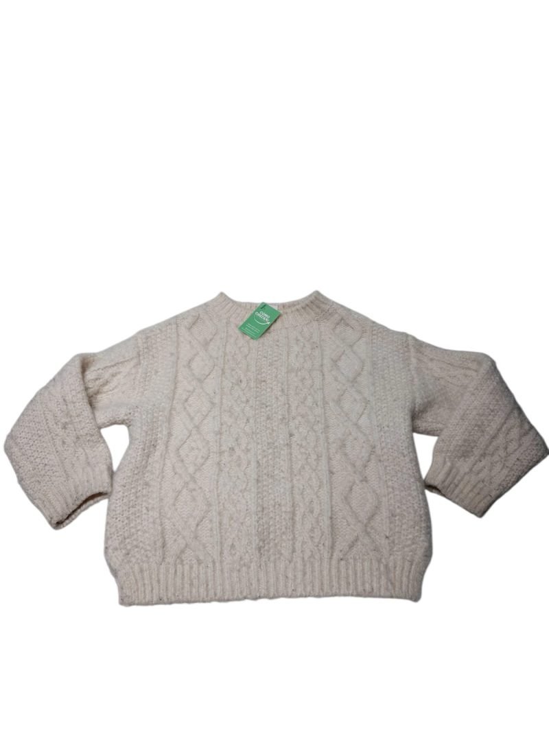 BUZO LANA BCO TRENZADO FRIZZ ZARA T4/5