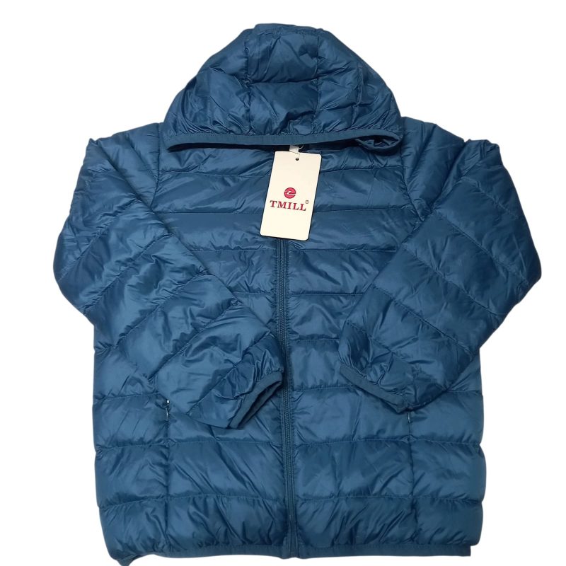 CAMPERA NYLON AZUL DICE T12 PERO ES T6/8 TMILL NUEVA
