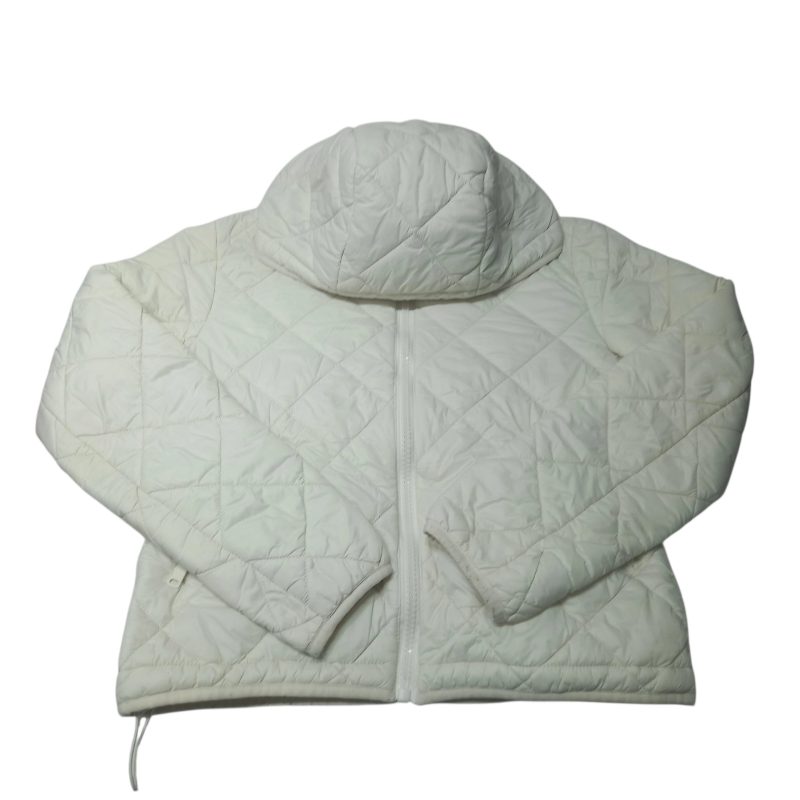 CAMPERA NYLON CREMITA CAPUCHA ZARA TXS