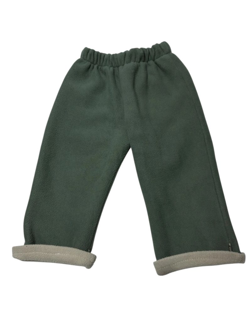 PANTALON POLAR VERDE BEIGE LA CASITA DE CELIA T2 9M APROX