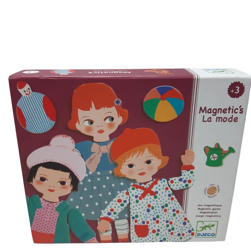 JUEGO MAGNETICO MUÑECAS LA MODA DJECO