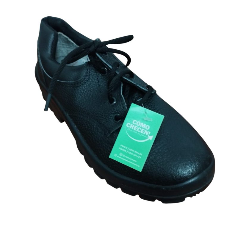 ZAPATOS CUERINA NEGROS DE TRABAJO FOX T 39 BR- 41 EU DET PTA