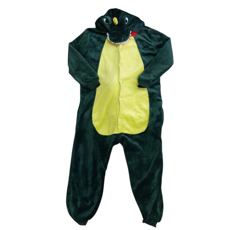 PIYAMA ENTERO PELUCHE VERDE DINOSAURIO TS AP