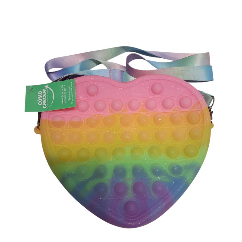 CARTERA CORAZON POP IT