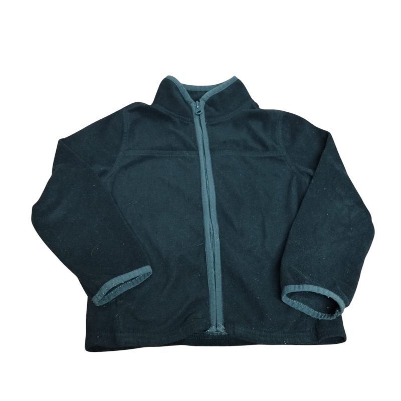 CAMPERA MICROPOLAR NEGRA BORDE GRIS OSHKOSH T4 FR