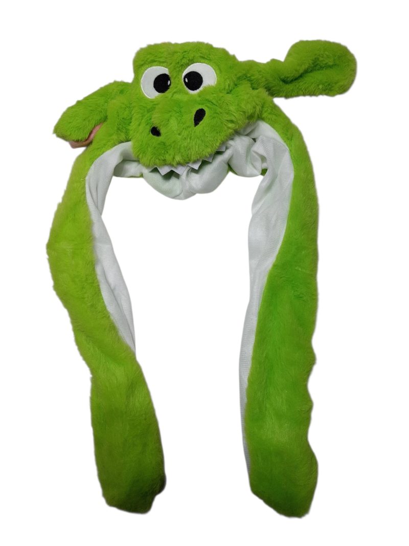 GORRO CON OREJERAS CON LUZ DRAGON