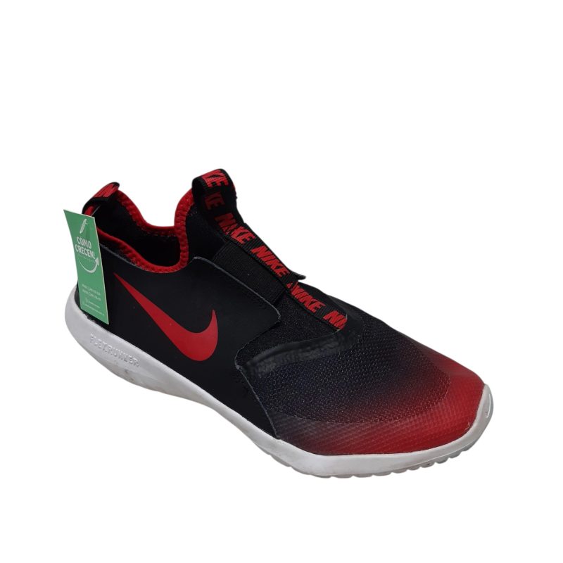 CHAMPIONES NIKE NEGROS ROJOS T37 24CM ELASTICO  ROCE
