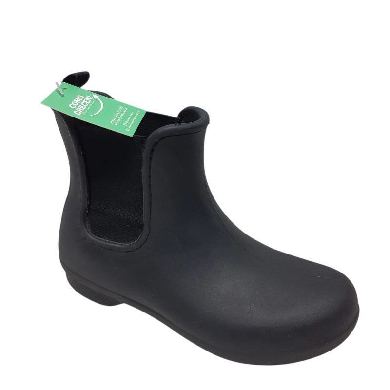 BOTAS DE LLUVIA CROCS NEGRAS W6/36