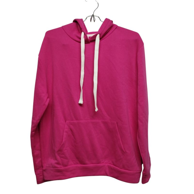 BUZO DEPORTIVO CON CAPUCHA FUXIA LISO INDIAN TM