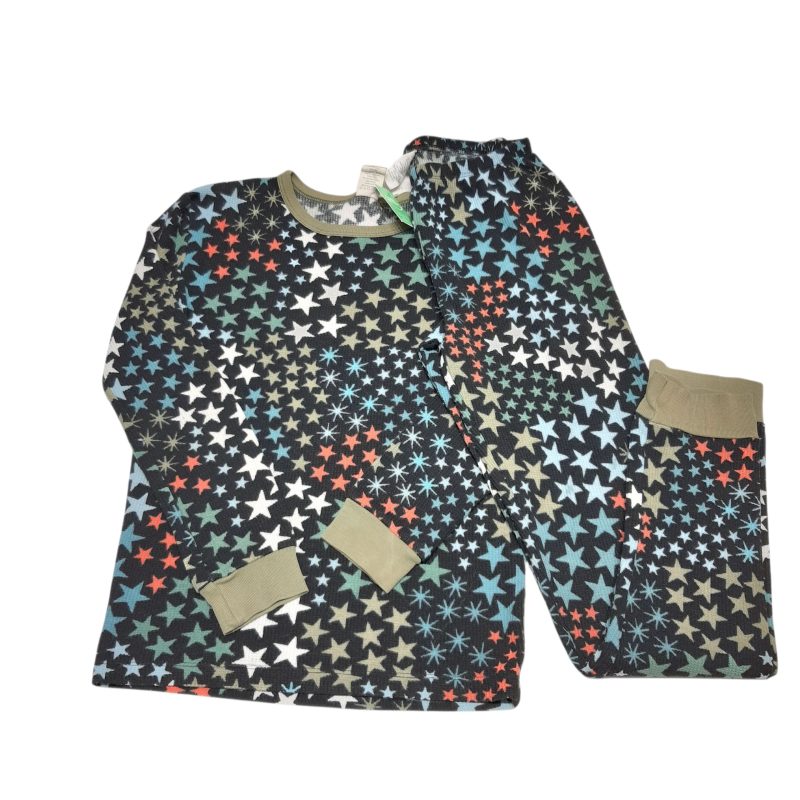 PIYAMA DOS PIEZAS NEGRO ESTRELLAS VERDES GYMBOREE T14