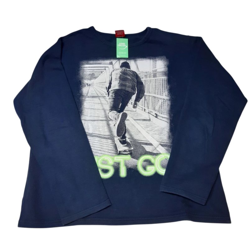 BUZO ALG AZUL CHICO SKATER KYLY T16 GT