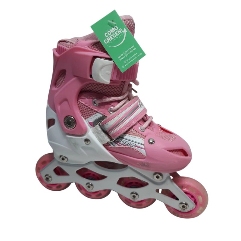 PATINES ROLLER ROSADO BLANCO KAKALA T31 AL 35
