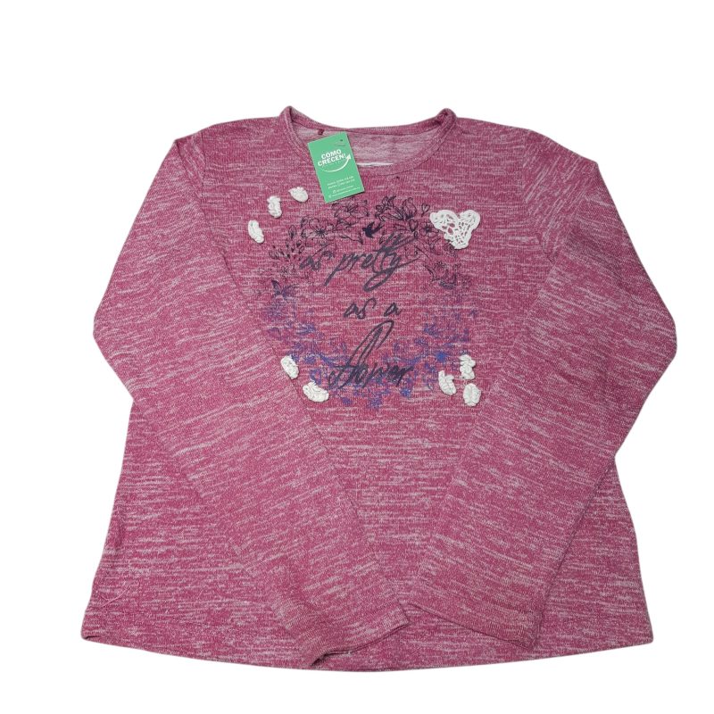 REMERA LANILLA ROSA PIERINA T10 FRIZZ