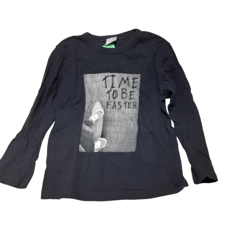 REMERA NEGRA HERING T4 TIME TO BE