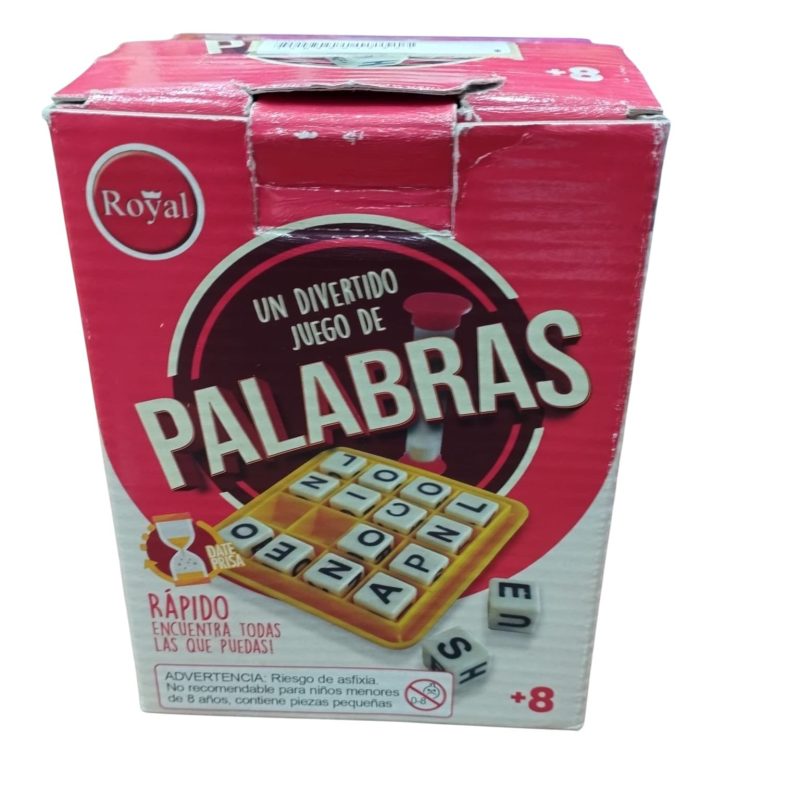 JUEGO DE PALABRAS ROYAL DET CAJA RAJADA