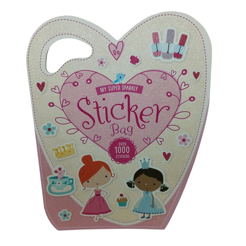 MY SUPER SPARKLY STICKER BAG 1000 PEGATINAS