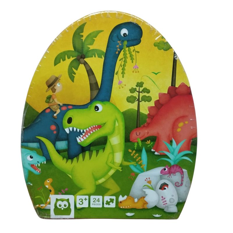 PUZZLE FICHAS GRANDES DINOSAURIOS DETALLE CAJA