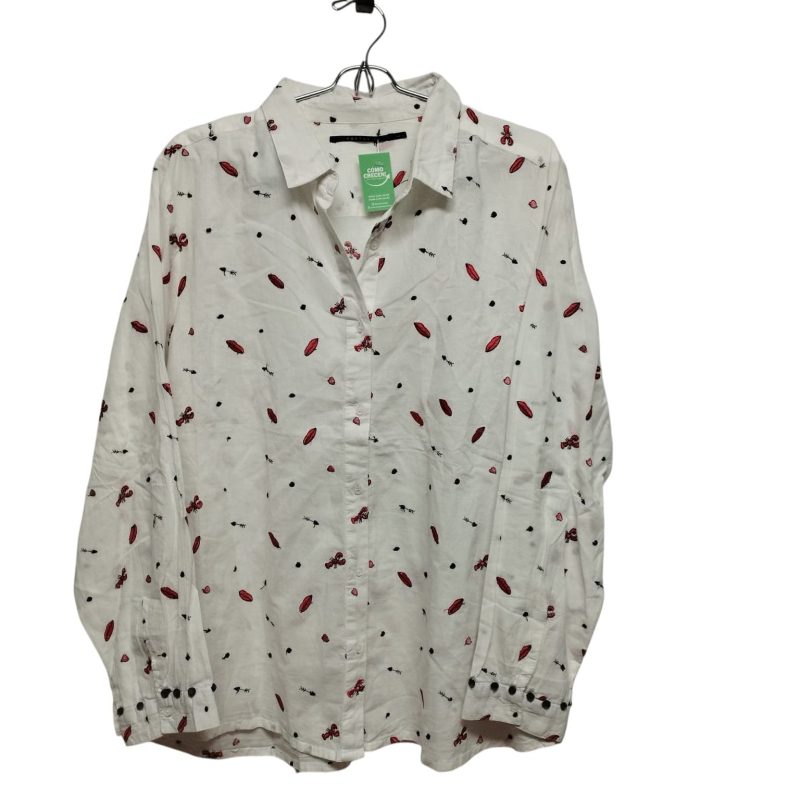 CAMISA BLANCA DISEÑOS BORDADOS PORTSAID T XL