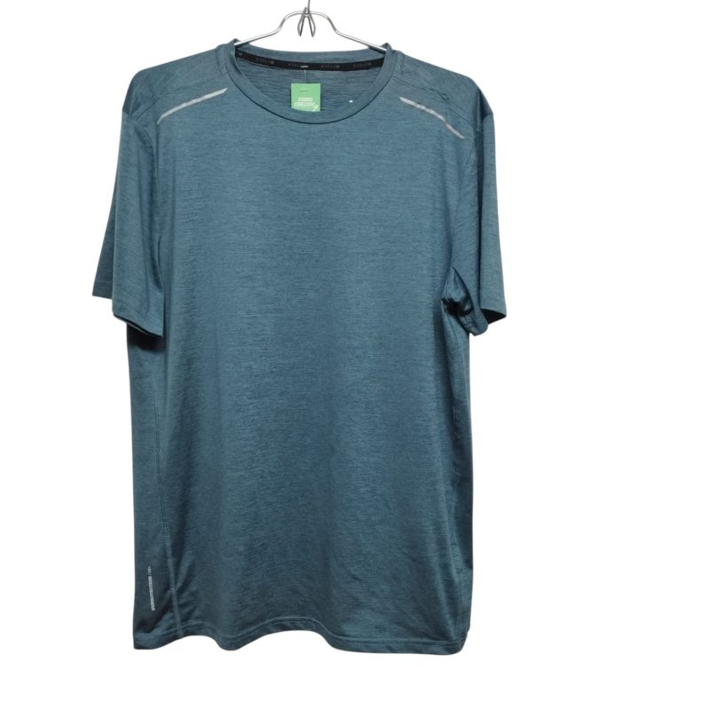 REMERA DEPORTIVA AZUL PLATEADO UV PROTECTION TL AP