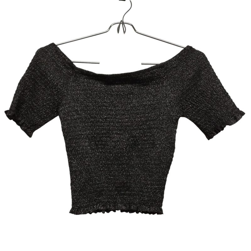 REMERA ELASTIZADA NEGRA PLATEADA PIECE OF CAKE T S