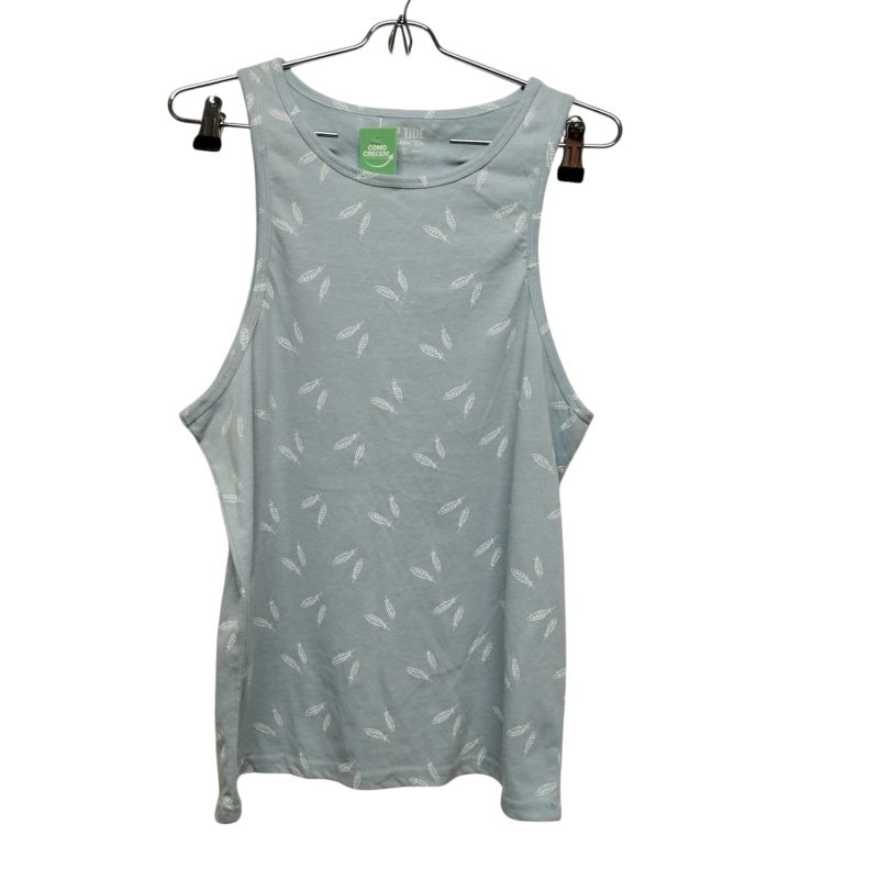 MUSCULOSA CELESTE PLUMAS BLANCAS RIP TIDE TS