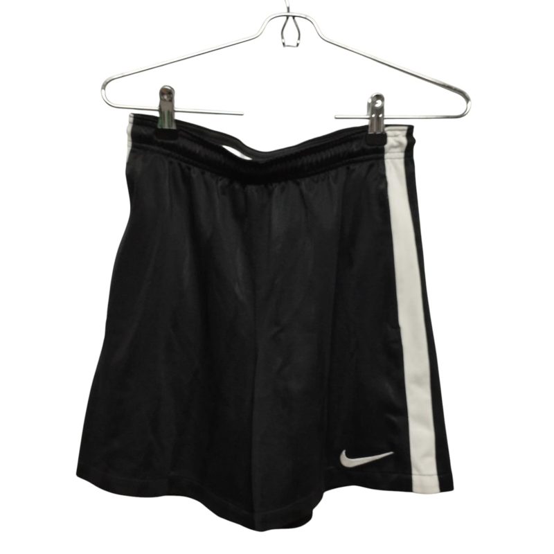 SHORT DEPORTIVO NEGRO BCO NIKE T L NIÑO 12 AP ENGANCHE