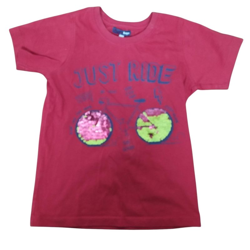 REMERA ROJA JUST RIDE BUNGY BOYS T6
