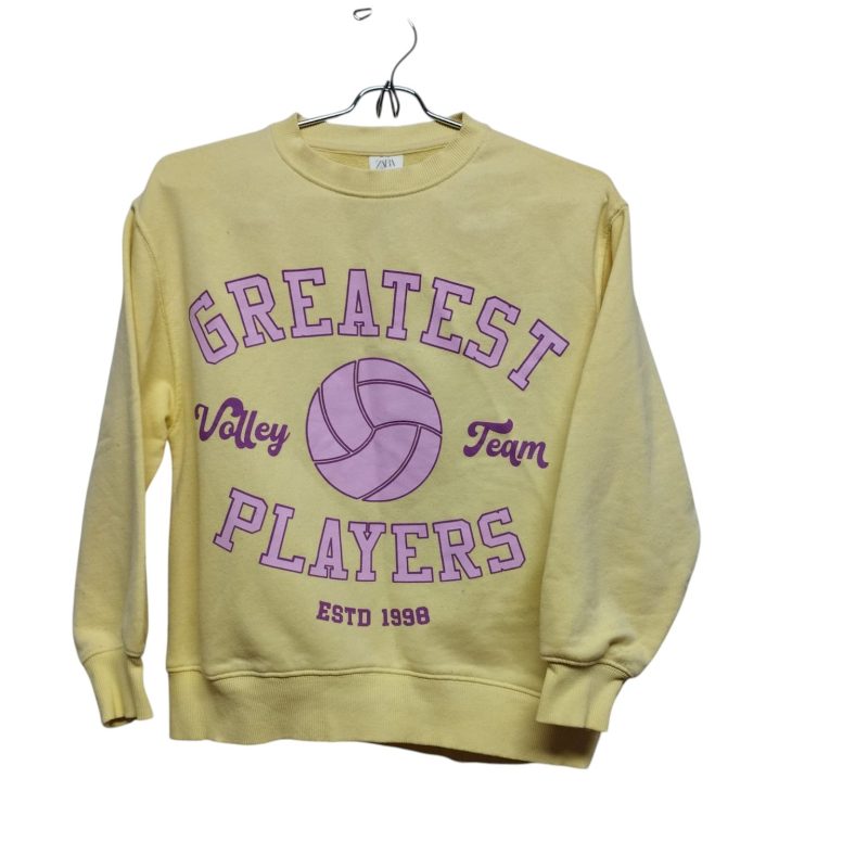 BUZO ALG AMARILLO ROSADO PÈLOTA VOLLEY ZARA T 10 FRIZ