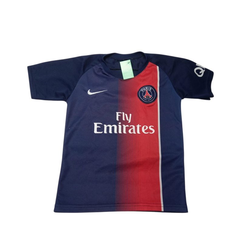 CAMISETA DE FUTBOL AZUL ROJO PARIS SAINT GERMAN IMIT FR ENG T8 AP