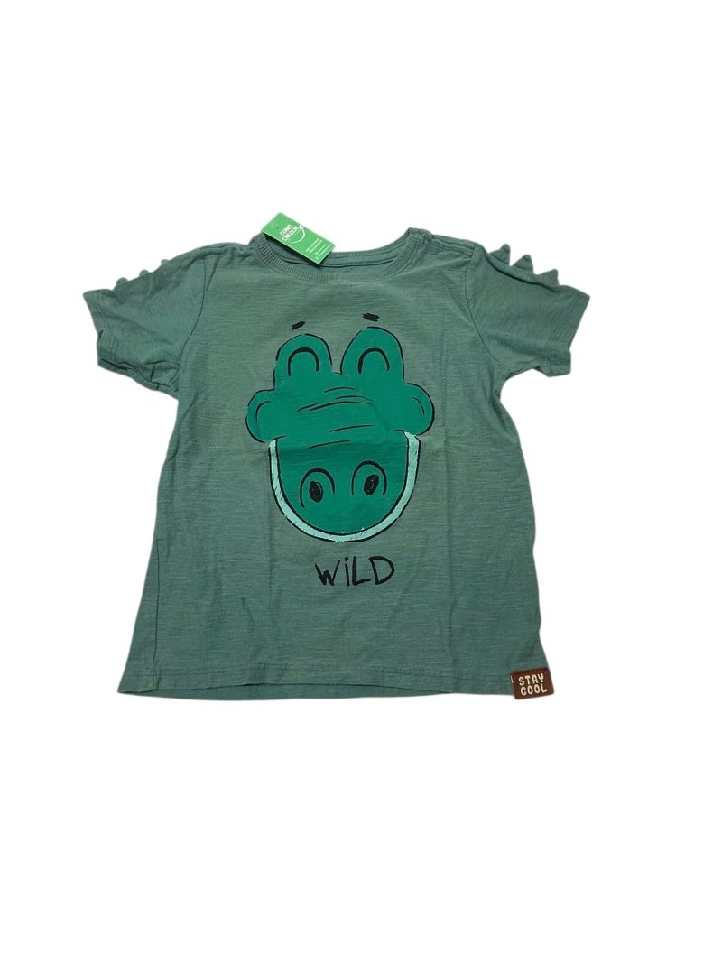REMERA ALG VERDE COCODRILO WILD POIM T3 GT