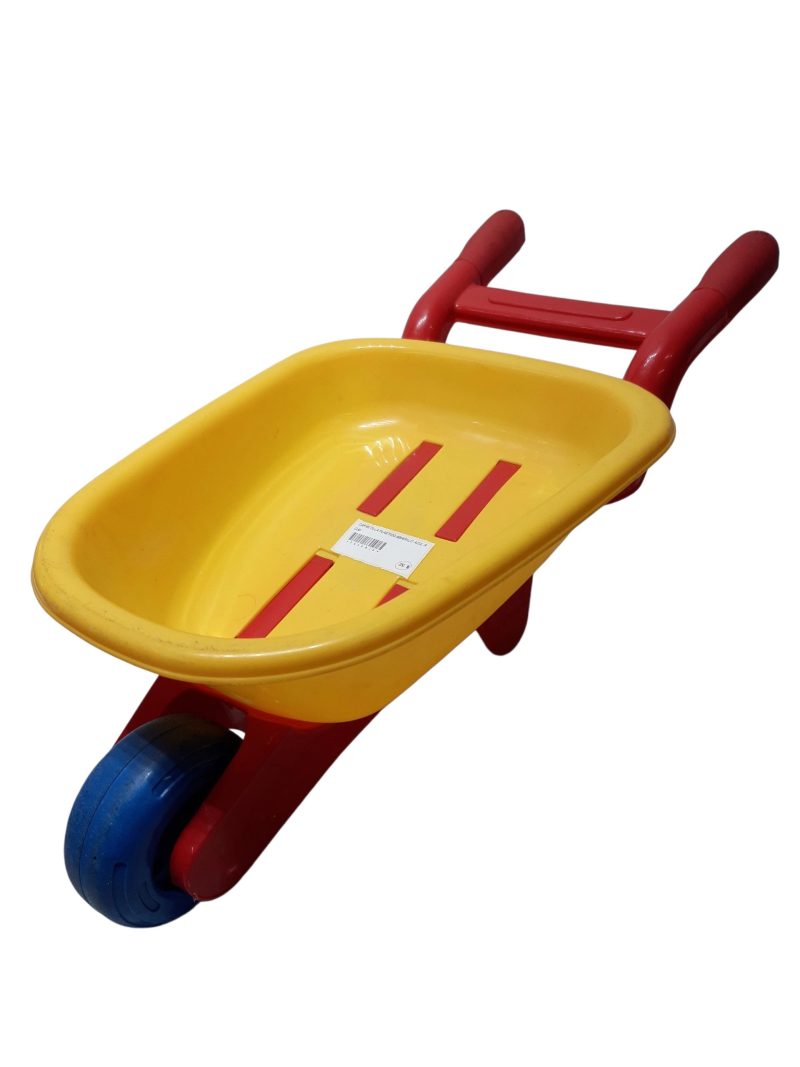 CARRETILLA PLASTICO AMARILLO AZUL ROJO