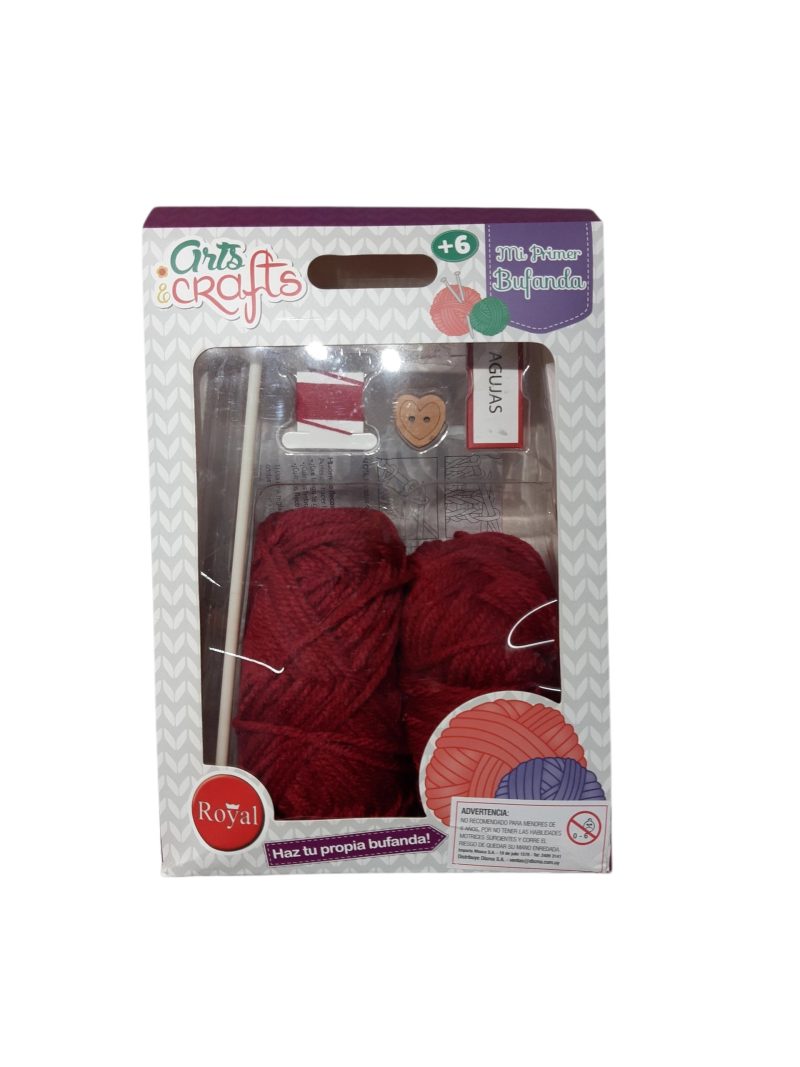 ART&CRAFT MI PRIMER BUFANDA PARA TEJER ROYAL