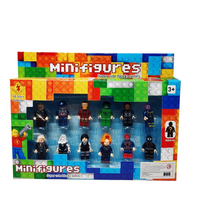 12 MINIFIGURAS TIPO LEGO 89182
