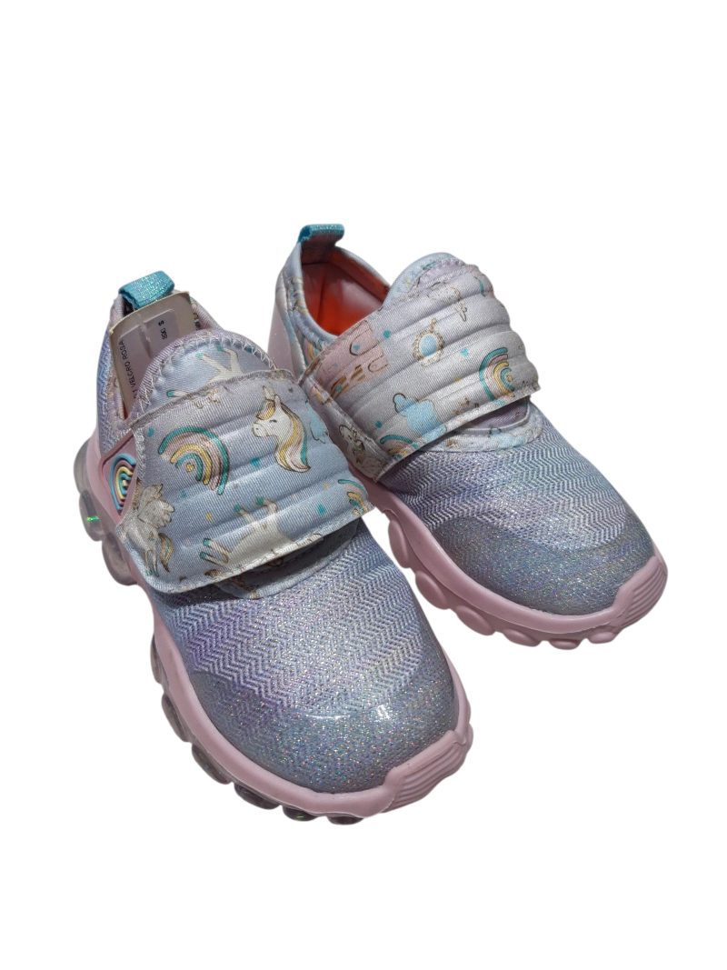 CHAMPIONES UNICORNIO 1 VELCRO ROSA T26 CON AVERIA