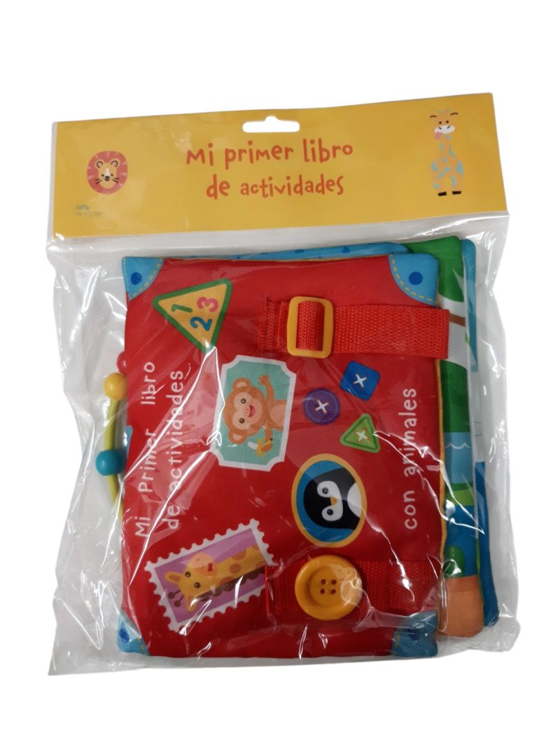 MI PRIMER LIBRO TELA ACTIVIDADES CON ANIMALES
