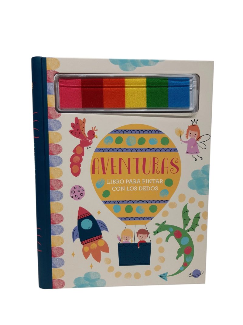 AVENTURAS LIBRO PARA PINTAR CON LOS DEDOS - Imagen 2
