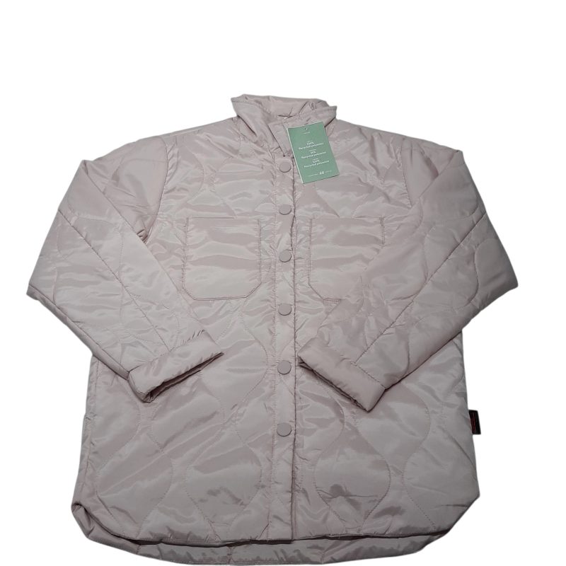 SOBRECAMISA ROSADA CAPITONEADA H&M T9/10 NUEVA