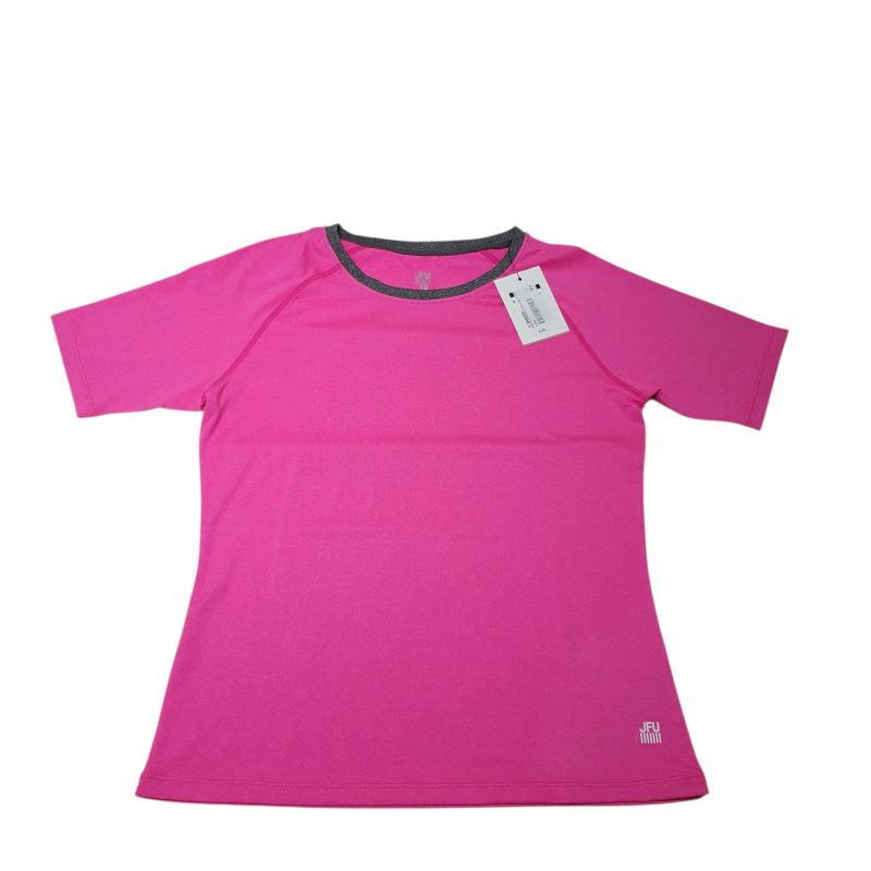 REMERA DEPORTIVA FUXIA GRIS JFU T10 NUEVA