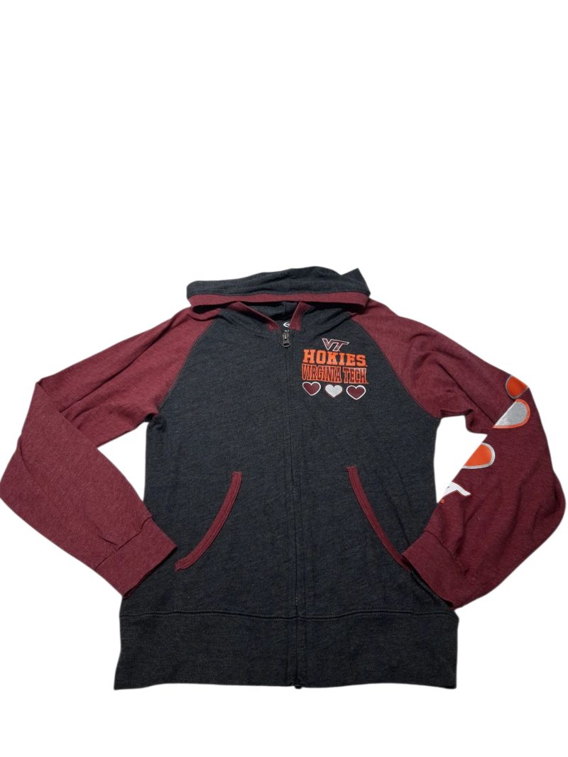 CAMPERA ALG GRIS BORDO HOKIES VIRGINIA TECH TEAM ATHLETICS T14/16